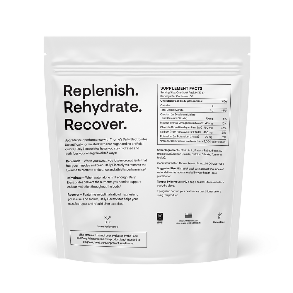 Thorne Daily Electrolytes Mango Limeade