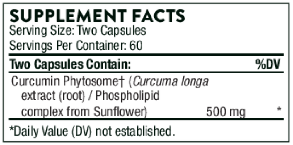 Thorne Curcumin Phytosome 500 mg