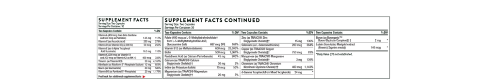 Thorne Basic Nutrients 2/Day