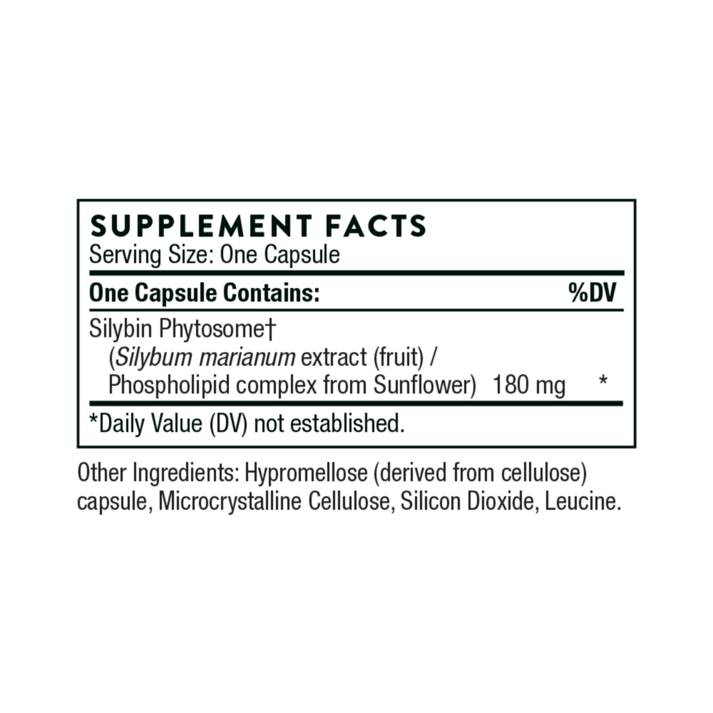 Thorne Milk Thistle Phytosome (formerly Siliphos)