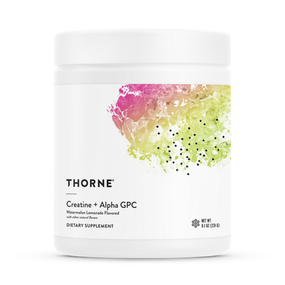 Thorne Creatine + Alpha GPC (Watermelon Lemonade Flavored) NSF Certified For Sport