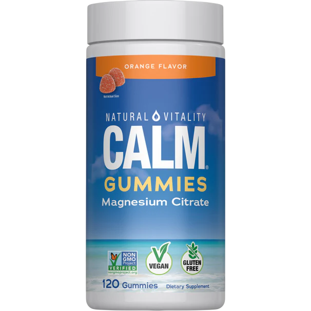 Calm Magnesium Citrate Gummies Orange Flavor