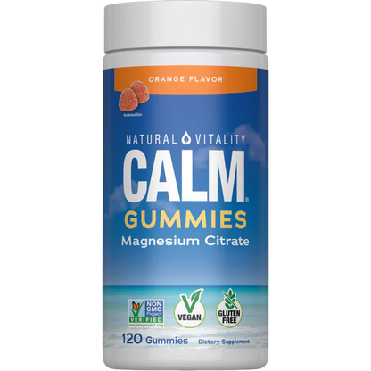 Calm Magnesium Citrate Gummies Orange Flavor