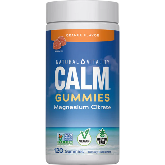 Calm Magnesium Citrate Gummies Orange Flavor