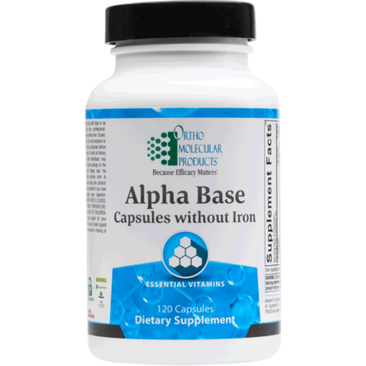 OrthoMolecular Alpha Base Without Iron