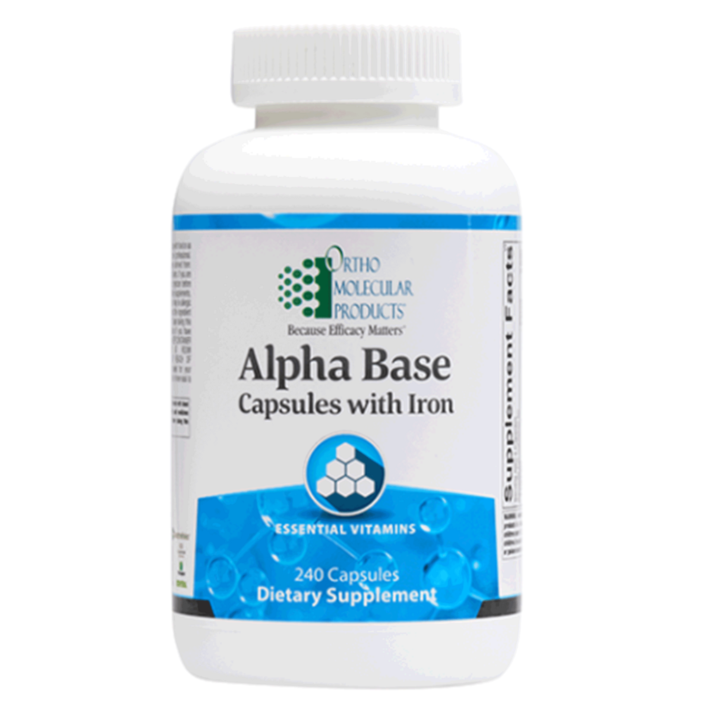 OrthoMolecular Alpha Base With Iron