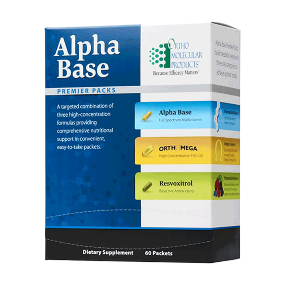 OrthoMolecular Alpha Base Premier Packs