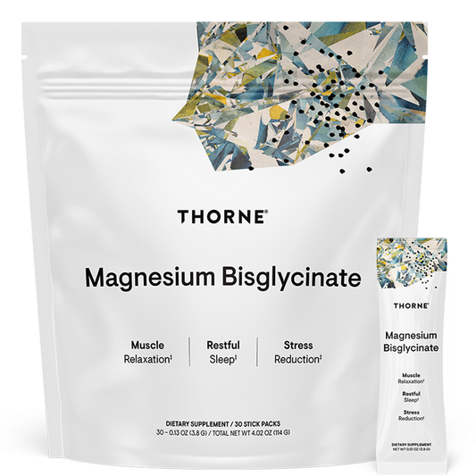 Thorne Magnesium Bisglycinate Travel Packs NSF Certified For Sport