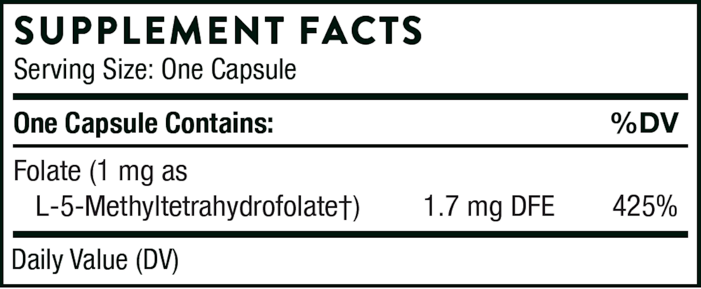 Thorne 5-MTHF 1MG