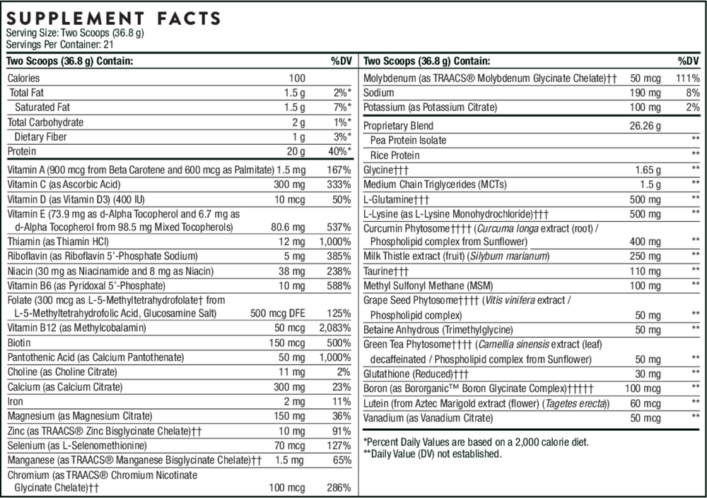 Thorne MediClear Plus