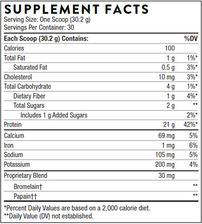 Thorne Whey Protein Isolate - Chocolate NSF CERTIFIED FOR SPORT