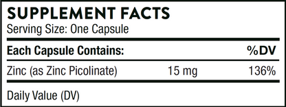 Thorne Zinc Picolinate - 15mg
