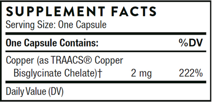 Thorne Copper Bisglycinate