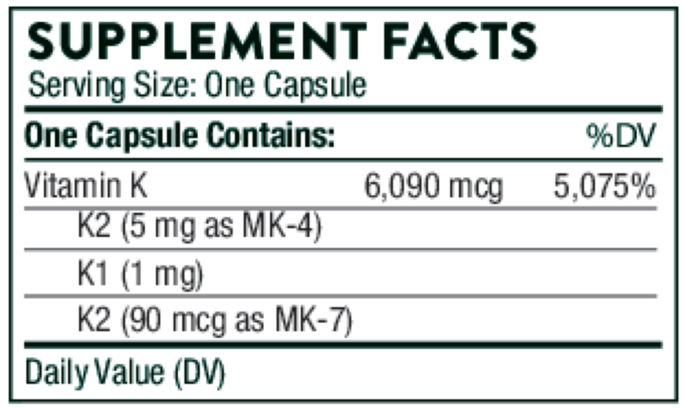 Thorne Vitamin K
