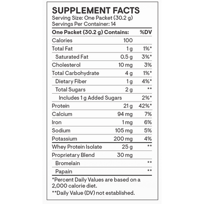 Thorne Whey Protein Isolate - Travel Packs - Chocolate NSF CERTIFIED FOR SPORT