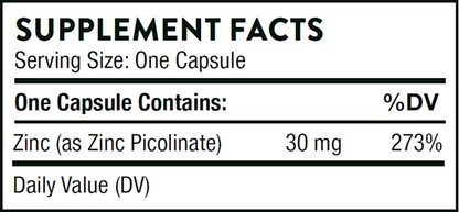 Thorne Zinc Picolinate - 30 mg