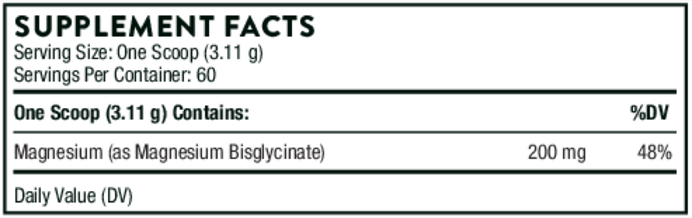 Thorne Magnesium Bisglycinate NSF Certified For Sport