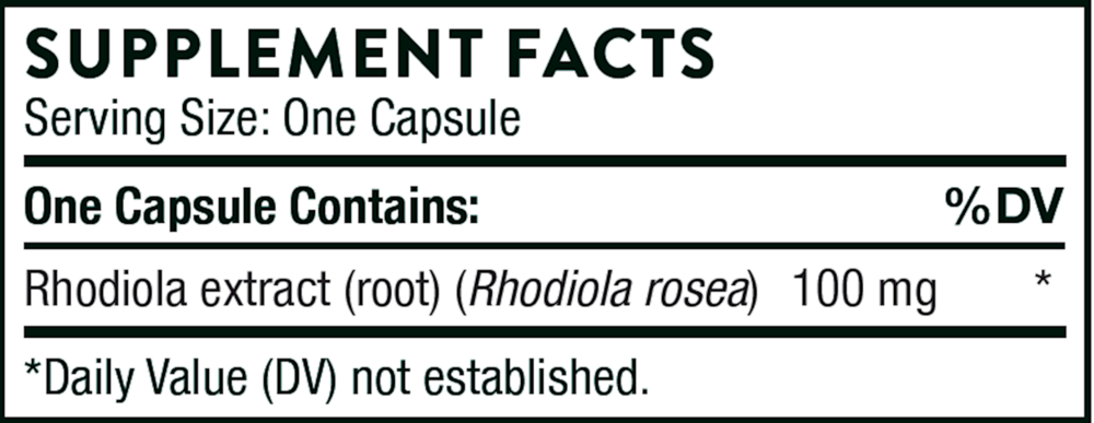 Thorne Rhodiola