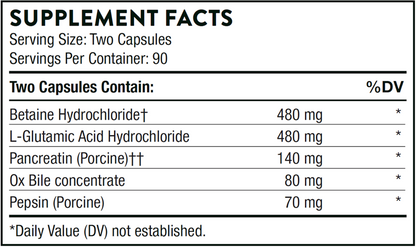 Thorne Advanced Digestive Enzymes