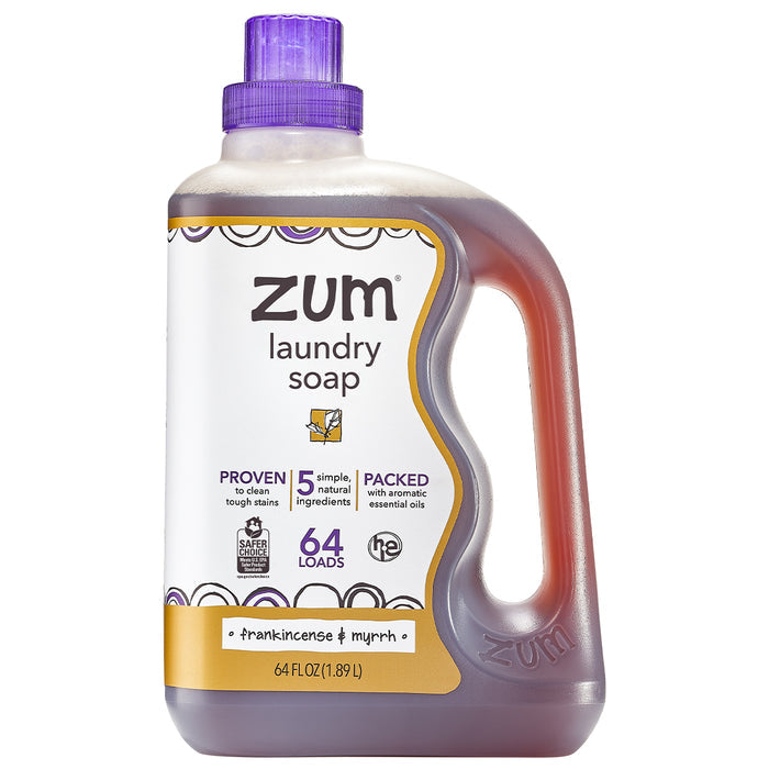 Frankincense & Myrrh 64 oz. Zum Laundry Soap