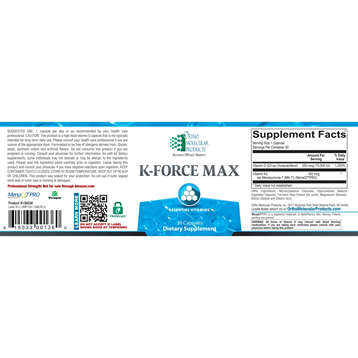 Ortho Molecular K-FORCE MAX 30 caps