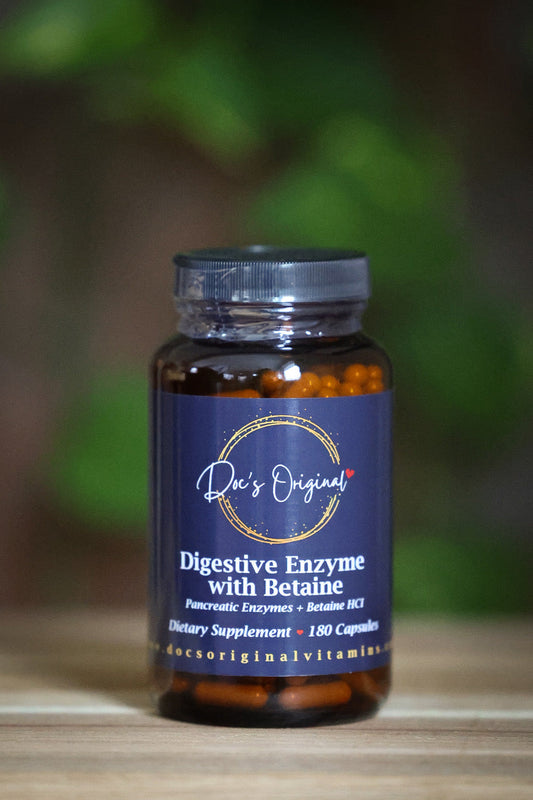 Doc’s Digestive Enzymes with Betaine 180 ct